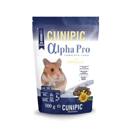 Корм Cunipic Alpha Pro для хом'яків і піщанок, 500 г
