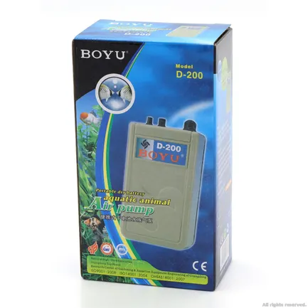 Компресор на батарейках BOYU Portable Air Pump (D-200) — Фото 3