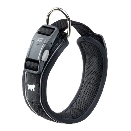 Ferplast GENIUS C25/55 BLACK COLLAR нейлоновий нашийник для тварин чорний