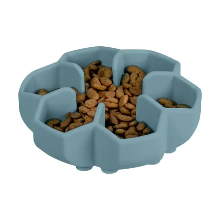 Миска для повільного харчування WAUDOG Silicone, 750 мл, сірий: додаткове фото 6