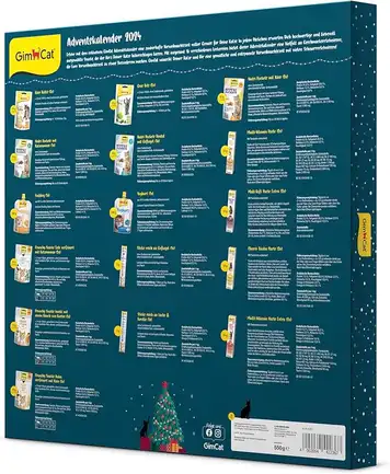 Адвент календар GimCat ADVENTSKALENDER 2024 для котів 550 г: додаткове фото 2