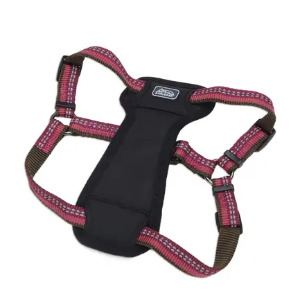 Coastal K9 Explorer Harness КОСТАЛ К9 ЕКСПЛОРЕР світловідбивна шлея з нагрудником для собак 20.4-45.3кг Малиновий