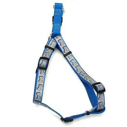 Coastal Lazer Brite КОСТАЛ ЛАЗЕР БРАЙТ світловідбивна шлея для собак, 2.5х66-97см Бірюзовий