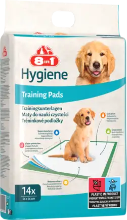 Пелюшки 8in1 Training Pads для собак, 56x56 см, 14 шт: додаткове фото 2