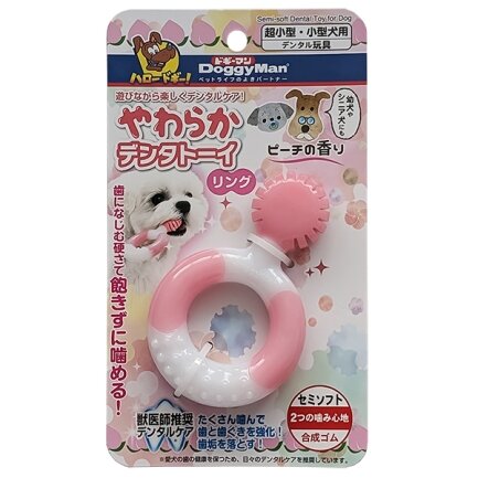 DoggyMan Ring Semi-soft Dental ДОГГІМЕН КІЛЬЦЕ жувальна іграшка для собак