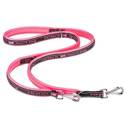 Ferplast SPORT DOG MATIC GA20/200 PINK Повідець нейлон з автомат карабіном