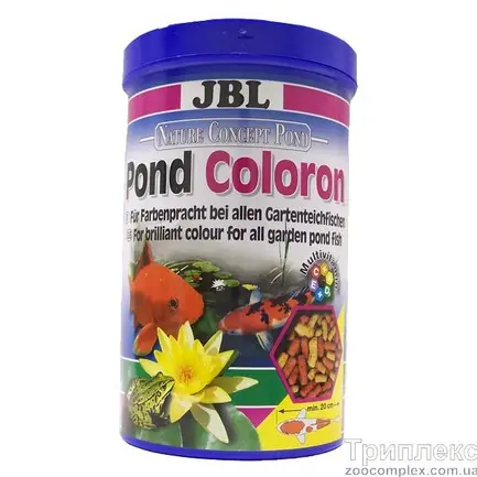 Корм в формі паличок JBL Pond Coloron для ставкових риб, 1 л