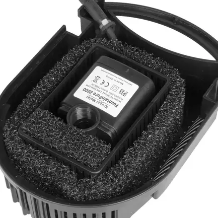 Фонтан-фільтр для ставка Kruger Meier FountainPure 2000 — 3 в 1: насос, фільтр, фонтан (1500 л/год): додаткове фото 8