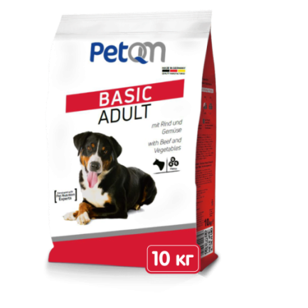 PetQM Dogs Beef &amp; Vegetables 10 kg сухий корм для собак з яловичиною та овочами