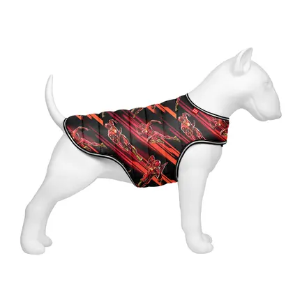 Курточка-накидка для собак WAUDOG Clothes, малюнок "Швидкість Флеша", S, А 32 см, B 41-51 см, С 25-35 см