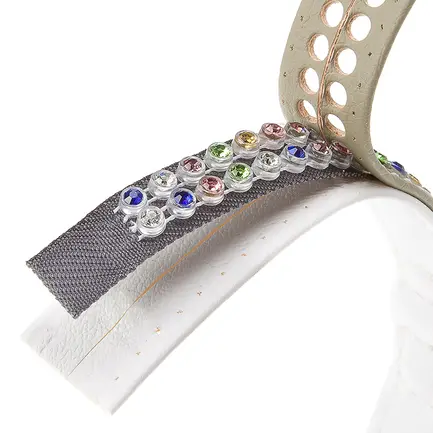 Ferplast LUX C15/28 GREY-WHITE Нашийник, екошкіра: додаткове фото 4