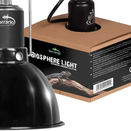 Світильник глибокий рефлекторний Terrario Biosphere Light 75W для локального обігріву тераріумів з керамічним патроном E27: додаткове фото 7