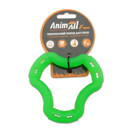 Іграшка AnimAll Fun кільце 6 сторін, зелене, 12 см