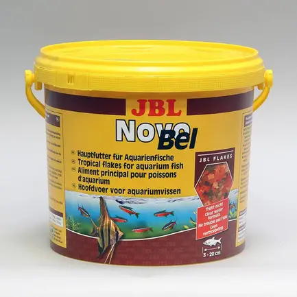 Основний корм у формі пластівців JBL NovoBel для акваріумних риб, 5.5 л.