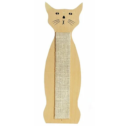 Flamingo Scratching Sisal Cat Shape ФЛАМІНГО СИЗАЛЕВИЙ КІТ настінна кігтеточка для котів 59х21см