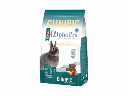 Корм Cunipic Alpha Pro для дорослих кроликів (з 6 місяців), 1750 г