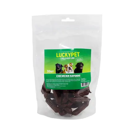 Ласощі Luсky Pet Сосики качині 30 шт