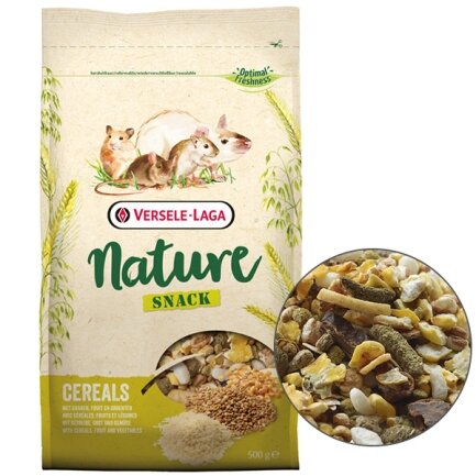 Versele-Laga Nature Snack Cereals ВЕРСЕЛЕ-ЛАГА НАТЮР СНЕК ЗЛАКИ додатковий корм для гризунів 0,5 кг