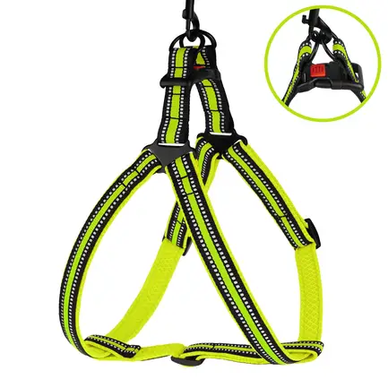 Шлея для Собак BronzeDog Mesh Стандарт Лимонний L