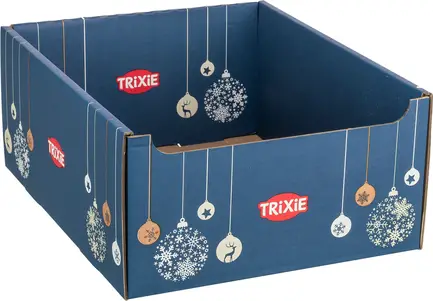 Короб Trixie для ласощів картонний з різдвяним принтом 30,5х15,5х36 см: додаткове фото 3