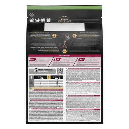 Сухий корм PRO PLAN Sterilised Adult 1+ Savoury Duo для дорослих котів після стерилізації з тріскою та фореллю 3 кг: додаткове фото 3