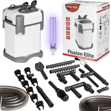 Зовнішній фільтр Kruger Meier Fluxion Elite 1000 UVC PRO для акваріумів 80-180 літрів: додаткове фото 2