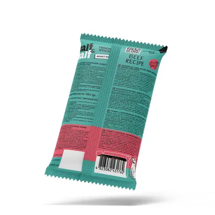 Ласощі для собак Half&Half у формі м'ясних паличок з яловичиною, 100 г: додаткове фото 3