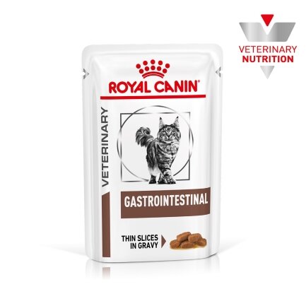 Дієтичний вологий корм Royal Canin GASTROINTESTINAL CAT (шматочки у соусі) для котів 85 г