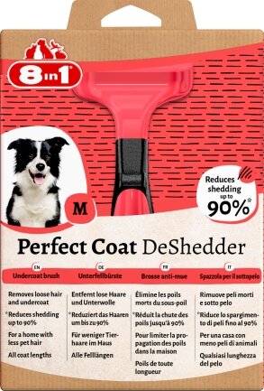 Дешеддер 8in1 Perfect Coat для вичісування собак, розмір M, 6,5 см