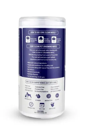 Серветки вологі Pet Clean PET GROOMING WIPES для грумінгу домашніх тварин, щоденне очищення з ароматом квітів японської вишні 50 шт.: додаткове фото 2