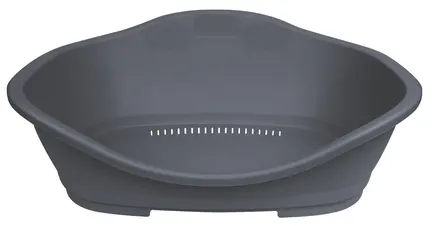 Лежак Trixie Sleeper 2 для собак, пластиковий, 56х68 см (сірий)