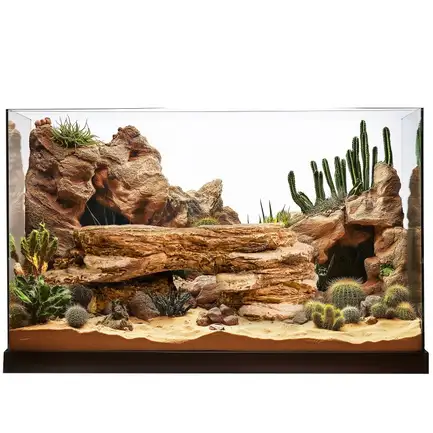 Декорація криївка Terrario Mountain Shelf S 13x21x6см (22147): додаткове фото 5