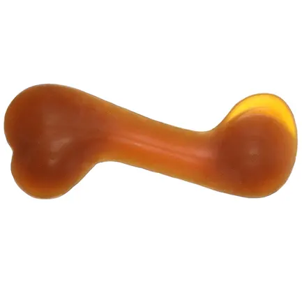 Flamingo Rubba Bone ФЛАМІНГО КІСТКА ЛИТА ВИГНУТА іграшка для собак 14 (Д) x 5.5 (Ш) x 3.8 (В) см