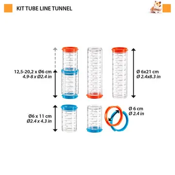 Ferplast KIT TUBE LINE TUNNEL — Фото 1