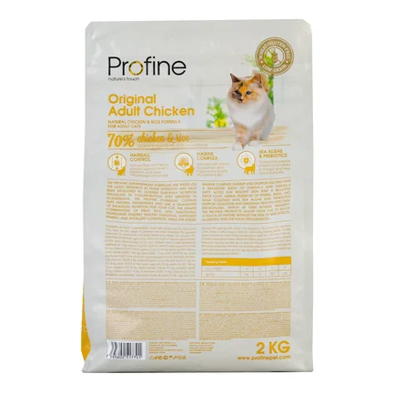 Сухий корм Profine Original Adult для дорослих котів, з куркою та рисом, 2 кг: додаткове фото 4