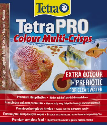 Корм Tetra PRO Colour Multi-Crisps для акваріумних риб, для яскравого забарвлення, 12 г (чіпси)