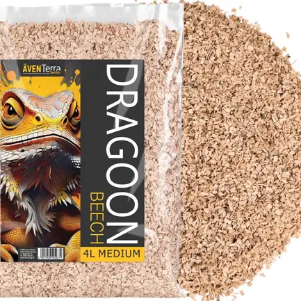 Натуральна деревна підстилка Aventerra DRAGOON Beech Medium 4л для рептилій, павуків і гризунів: додаткове фото 7