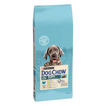 Сухий корм DOG CHOW Large Breed Puppy <2 для цуценят з індичкою 14 кг: додаткове фото 3