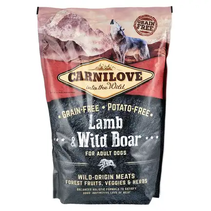 Сухий корм Carnilove Lamb & Wild Boar для дорослих собак всіх порід, ягня та кабан, 1,5 кг: додаткове фото 3