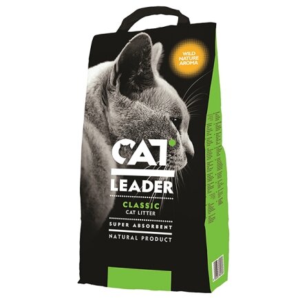 Cat Leader Classic Wild Nature КЕТ ЛІДЕР КЛАСІК АРОМАТ ДИКОЇ ПРИРОДИ суперпоглинальний наповнювач у котячий туалет 10 кг