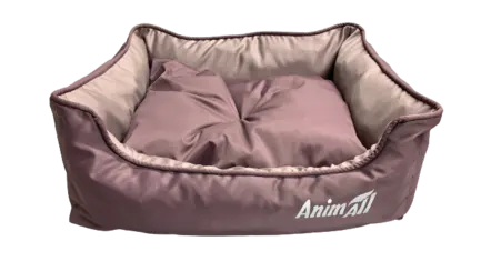 Лежак AnimAll Nena VELOURS CACAO, для котів, S, 45x35x16 см