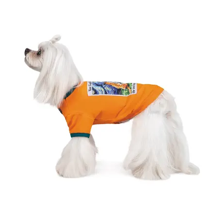 Футболка Pet Fashion «Art» для собак, розмір S, помаранчева: додаткове фото 2