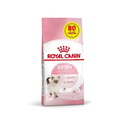 Сухий корм Royal Canin KITTEN для кошенят всіх порід 0,32кг + 80г