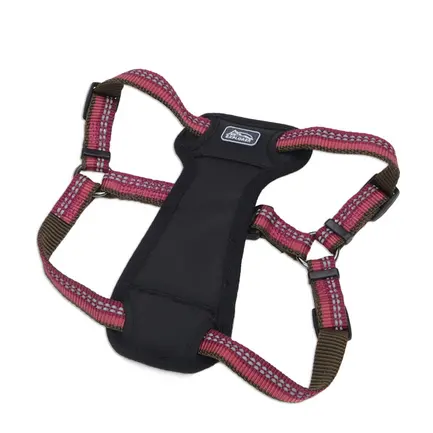 Coastal K9 Explorer Harness КОСТАЛ К9 ЕКСПЛОРЕР світловідбивна шлея з нагрудником для собак 11.3-22.6кг Малиновий