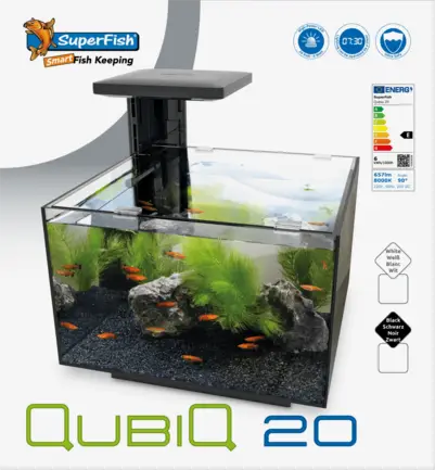 Акваріумний набір SuperFish SF QUBIQ 20 BLACK (A4050889): додаткове фото 2
