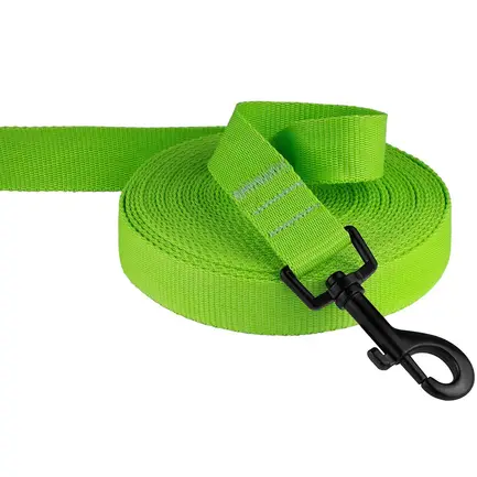 Повідець для Собак Bronzedog Active Нейлоновий з М'якою Ручкою Салатовий M: додаткове фото 4