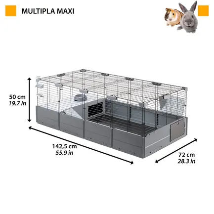 Ferplast CAGE MULTIPLA MAXI BLACK Клітка для гризунів: додаткове фото 2