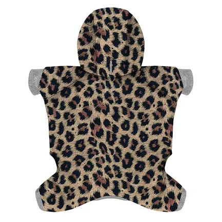 Комбінезон для собак WAUDOG Clothes малюнок "Леопард", софтшелл, M47, B 64-70 см, С 44-50 см: додаткове фото 2