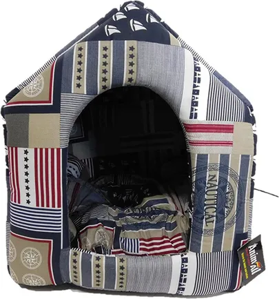 Будка для собак AnimAll, море, 45х46х46 см