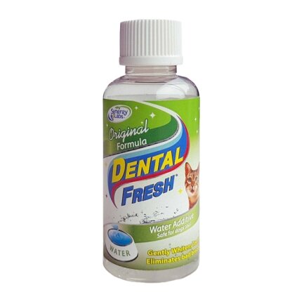 SynergyLabs Dental Fresh Cat СІНЕРДЖІ ЛАБС СВІЖІСТЬ ЗУБІВ рідина від зубного нальоту і запаху з пащі котів 0,045 л